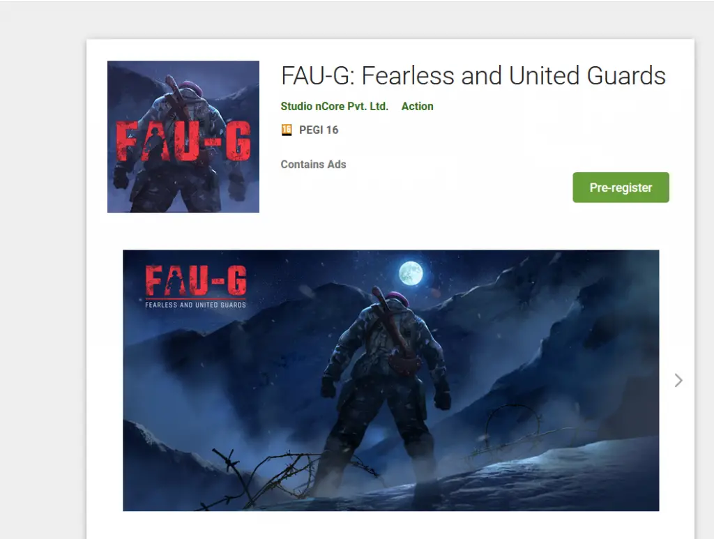 FAU-G for Android and iOS Download and Launch Date