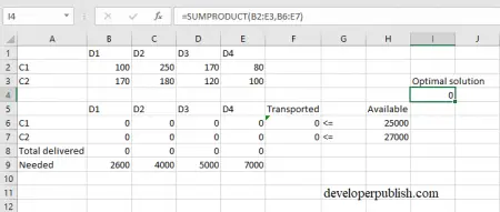 excel solver examples minimize