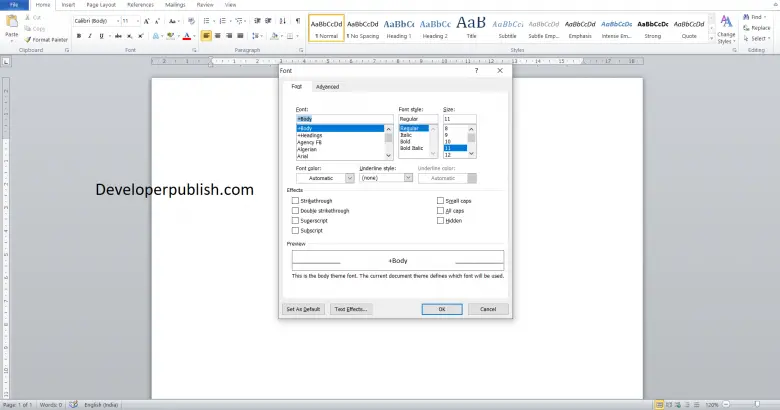 Dialog box & Launchers in Microsoft Word - DeveloperPublish