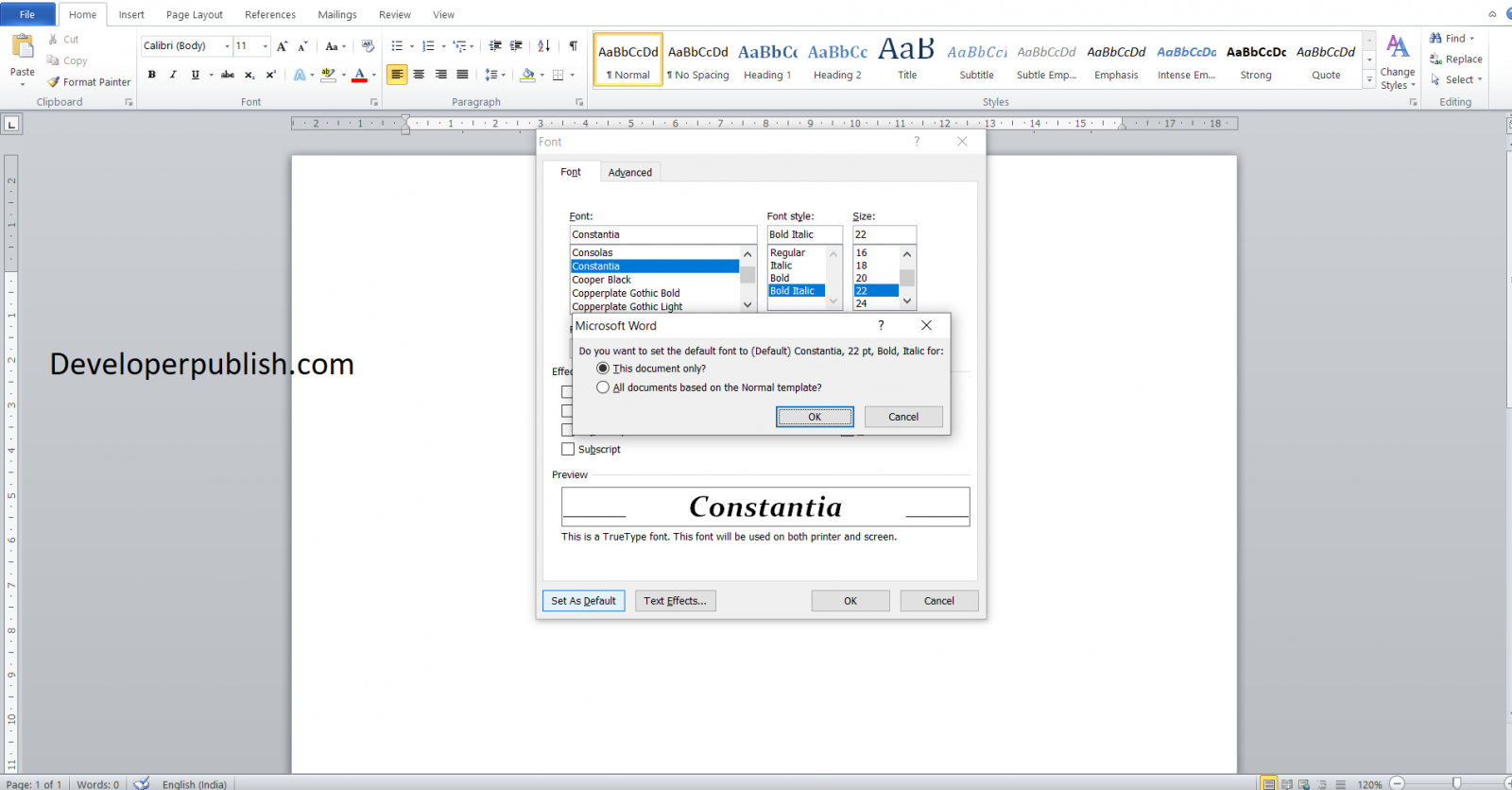 where is the dialog box launcher in word