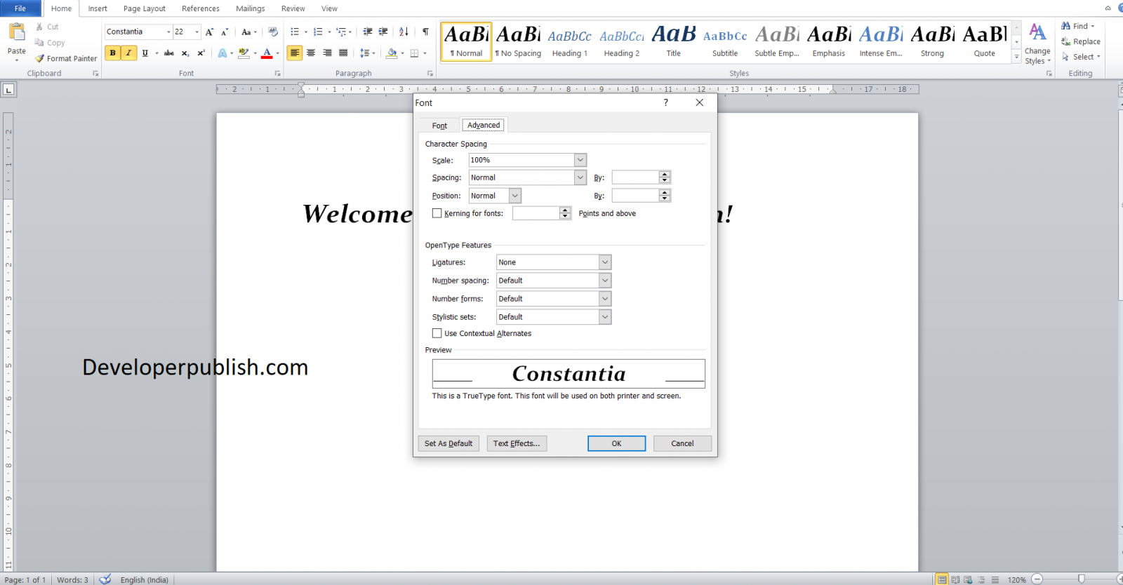 what is a dialog box launcher in word
