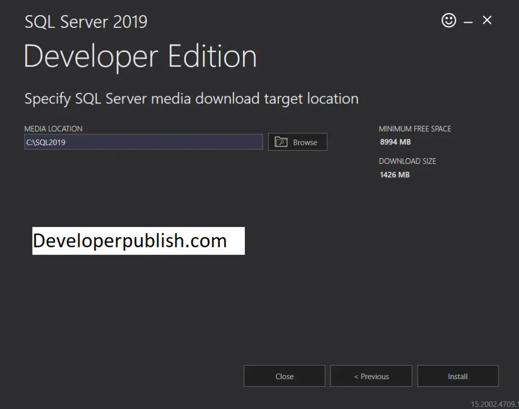 Download & Install SQL SERVER 2019 Developer Edition for free