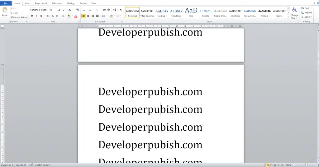 How to Delete a Page in Word?