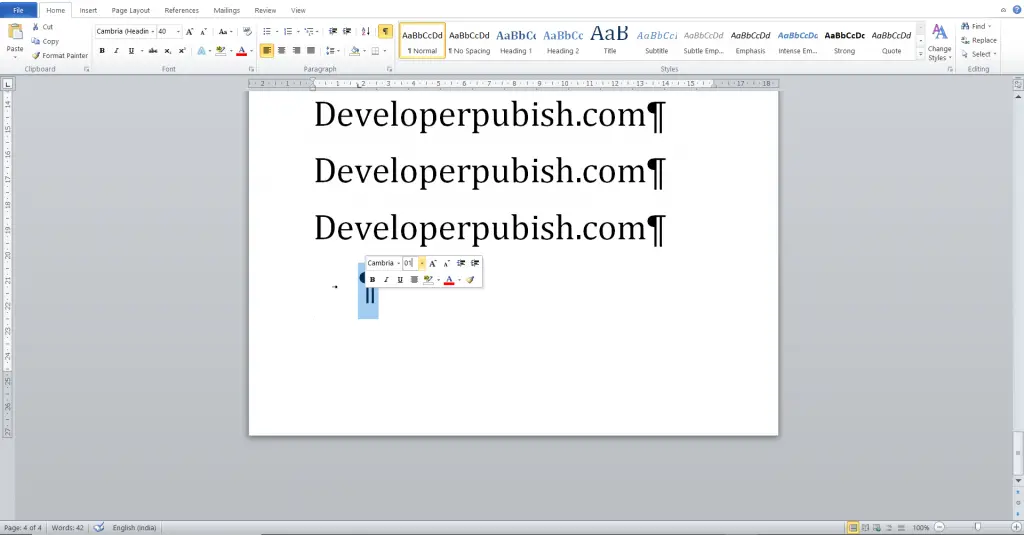 How to Delete a Page in Word?