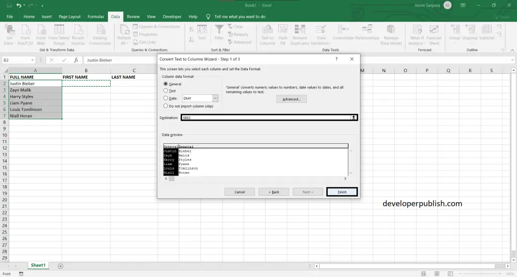 How to Separate Strings in Excel?