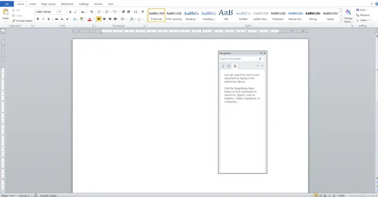 Task pane in Microsoft Word - DeveloperPublish Tutorials