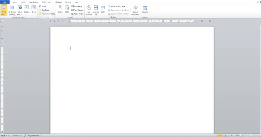 microsoft word review pane