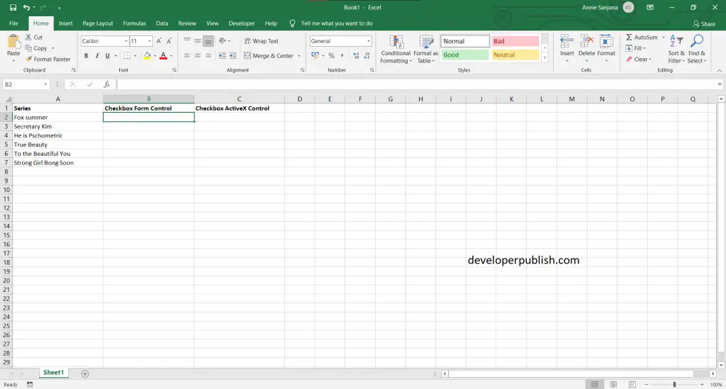 How to add and delete multiple checkboxes in Excel?