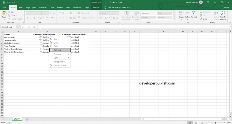 How to Add and Delete Multiple Checkboxes in Excel?