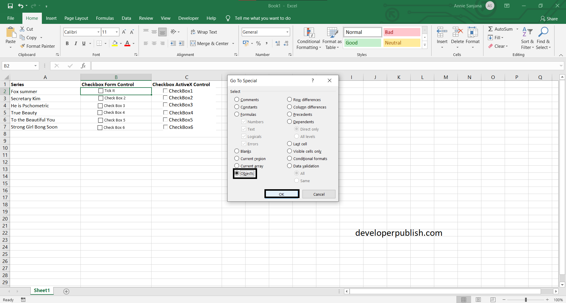 how-to-delete-activex-checkbox-in-excel-howotre