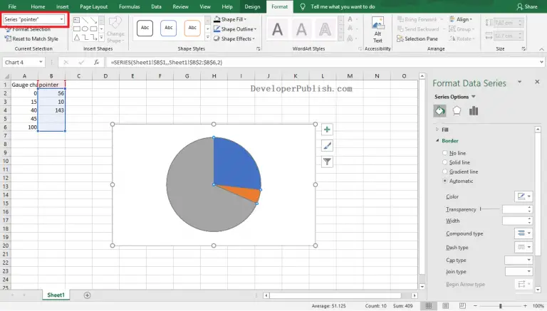 Gauge Chart in Microsoft Excel - Developer Publish