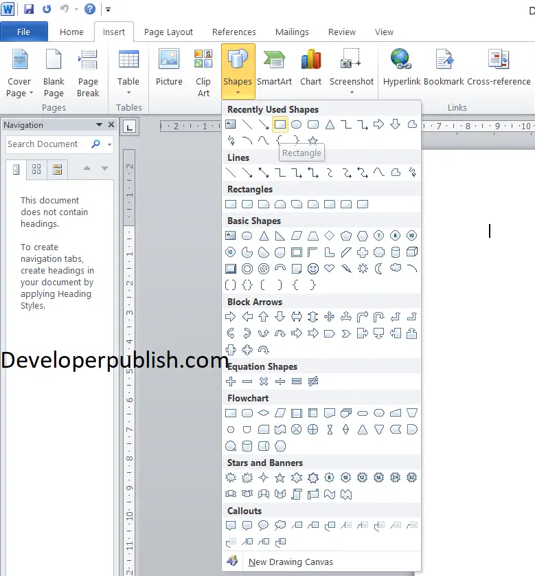 How to Add Drawing to your Word document?