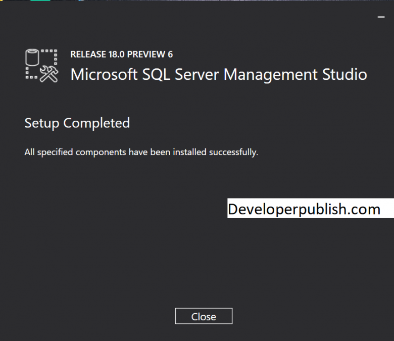Download & Install - SQL Server Management Studio