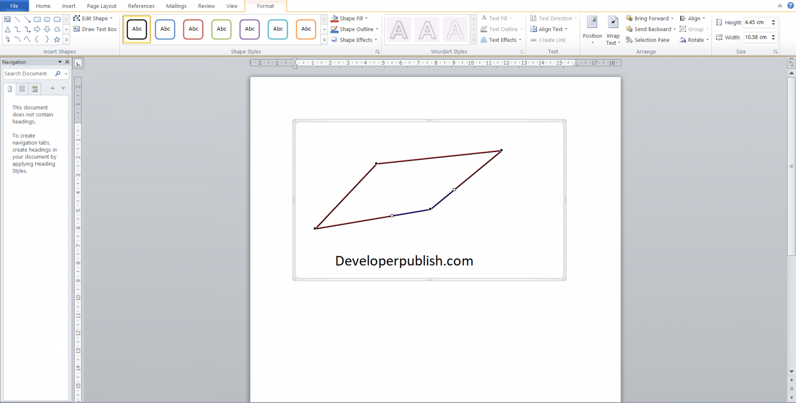 Drawing Canvas in Word DeveloperPublish Tutorials