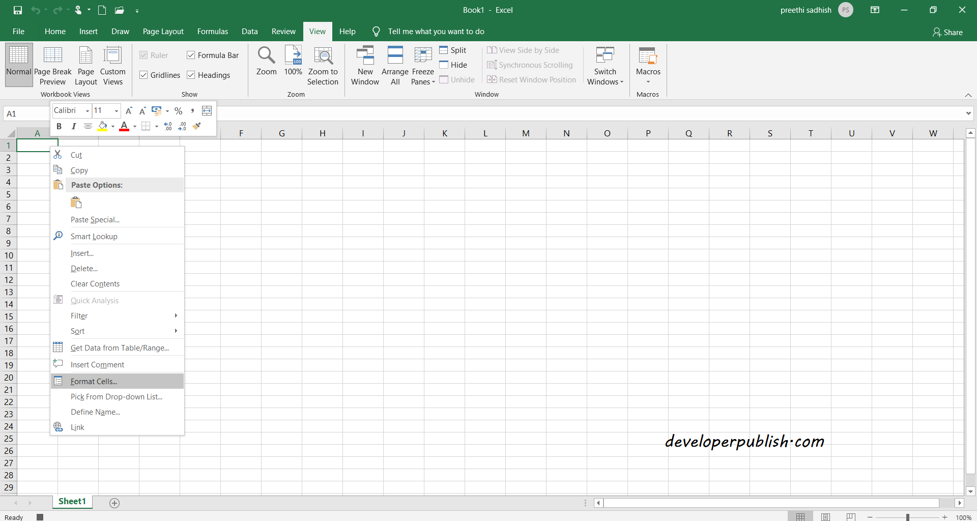 Macro Recorder In Microsoft Excel Developer Publish