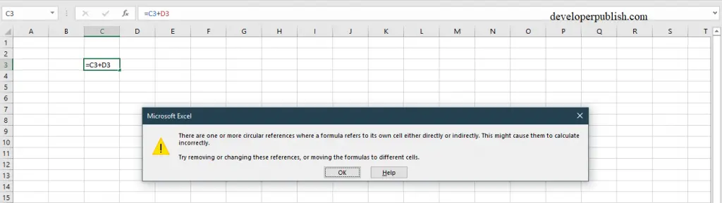 Circular References in Excel