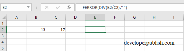 IfError in Depth in Excel