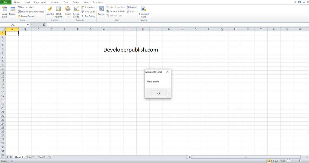 How to Use the MsgBox Function in Excel VBA ? - Developer Publish