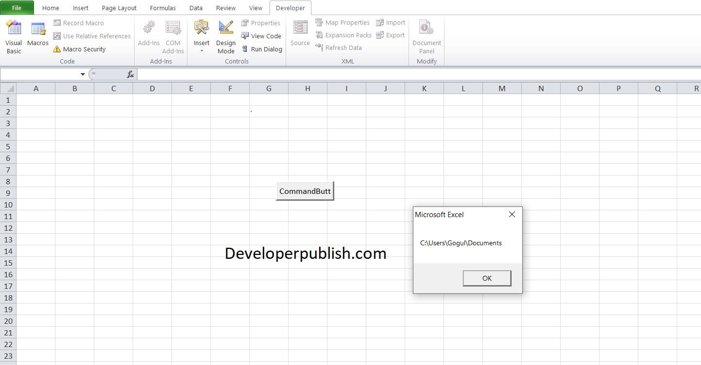 How To Get The File Path And File Name Using Excel Vba