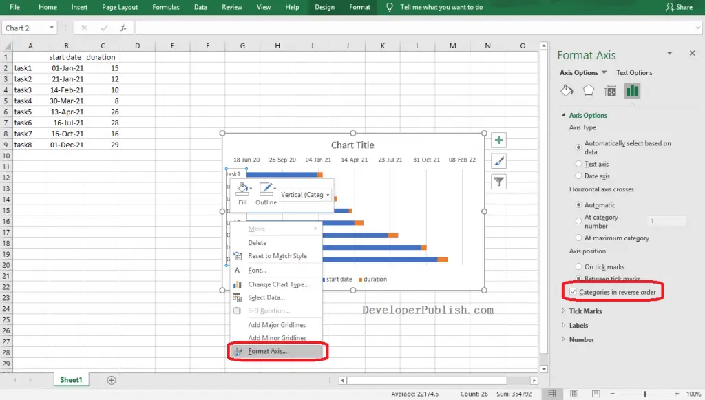 How to Make a Gantt Chart in Excel?