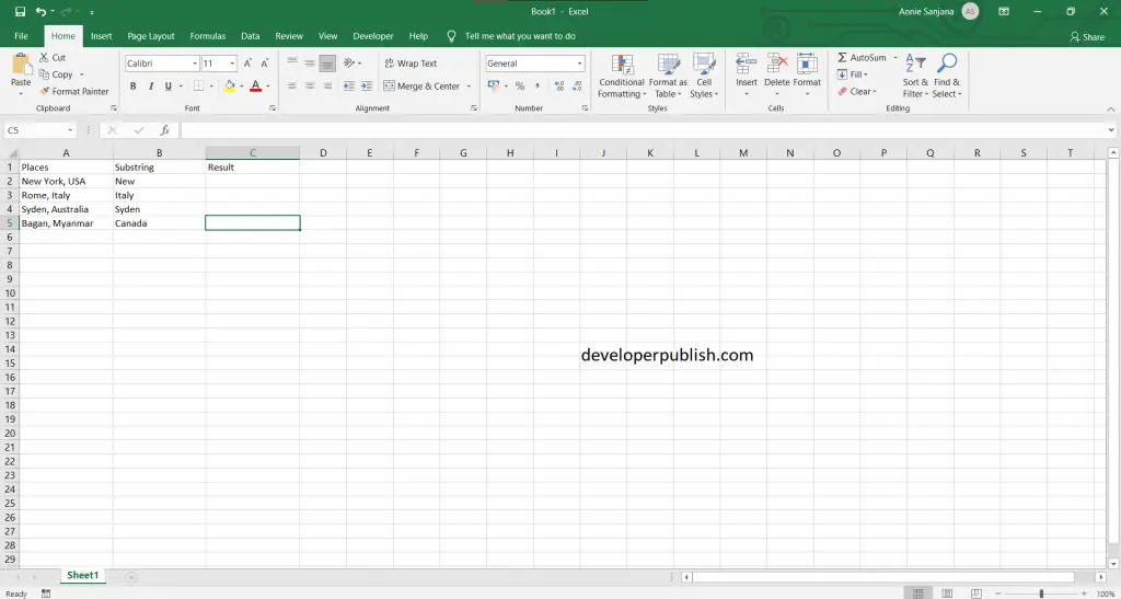 How to Find Cell that Contains Specific Text in Excel?