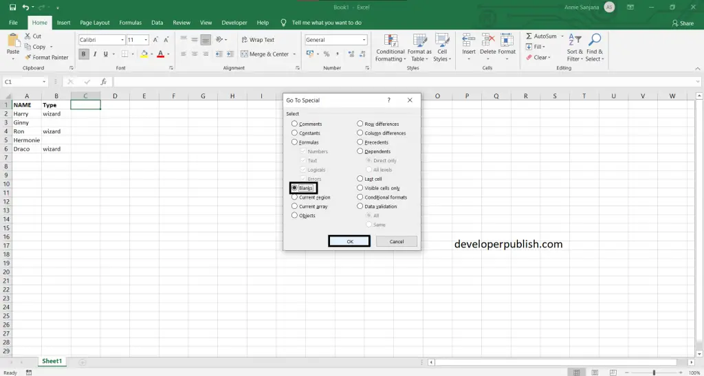 How to Find Blank Cells in Excel?