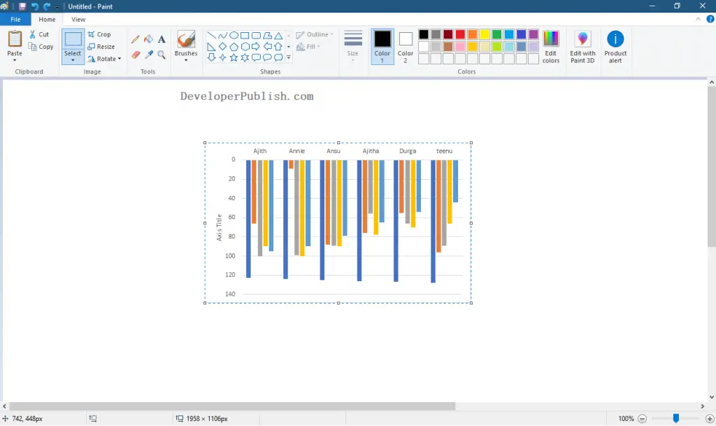 Save Excel Chart as Image