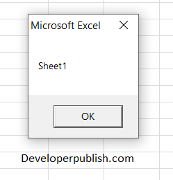 How To Get Sheet Name In Excel Vba Excel Tutorials