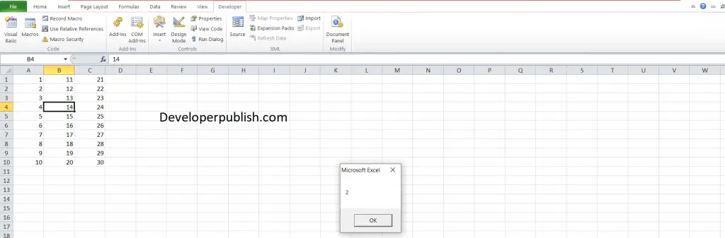 How to Get Active Cell Column and Row in Excel VBA?