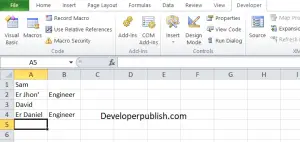 text blocks in excel