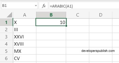 How To Use Arabic Function In Excel Developer Publish