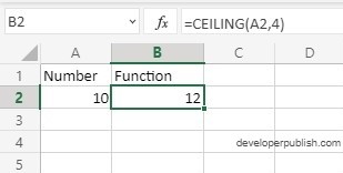 How to use CEILING Function in Excel?