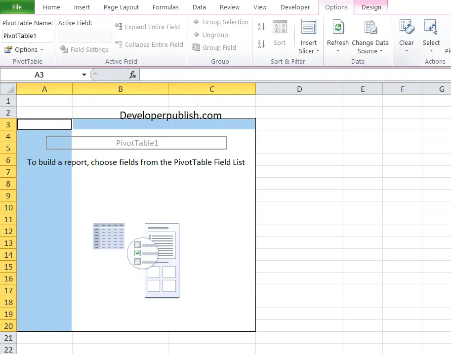 Selecting, Moving, & Clearing Pivot Table Data in Excel