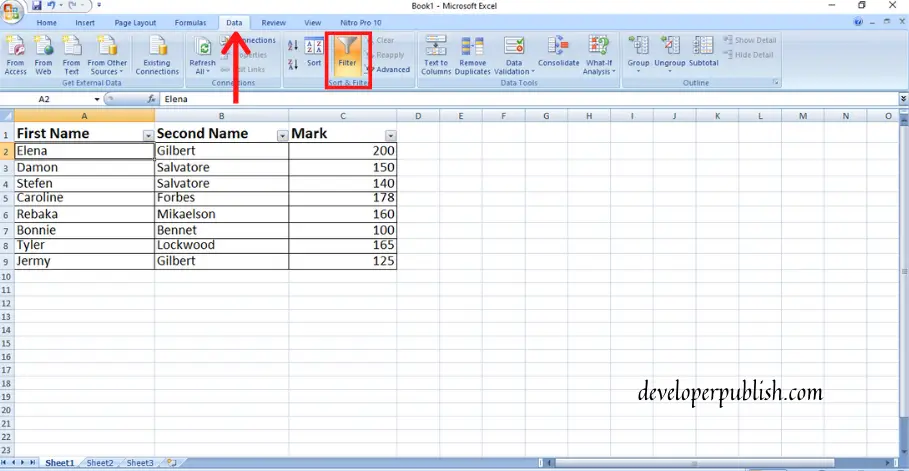 How to use Filters In Excel?