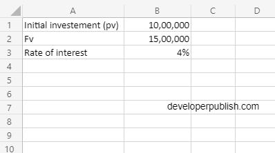 How to use PDURATION function in Excel?
