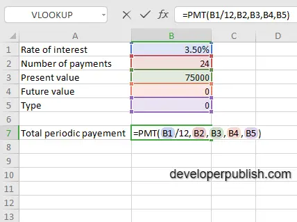 How to use the PMT function in Excel?