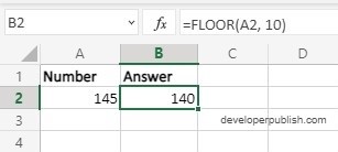 FLOOR Function in Excel