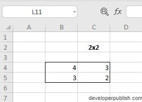 How to use MINVERSE Function in Excel?