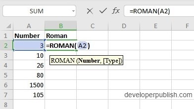 How to use ROMAN Function in Excel?