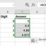 ROUNDUP Function in Excel