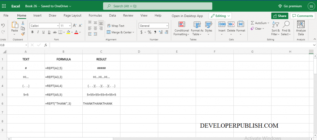 ow to use REPT Function in Excel? 