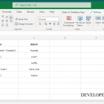 SUBSTITUTE F unction in Excel