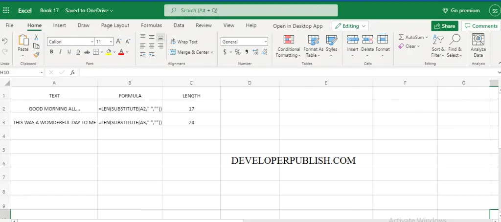 How to use LEN Function in Excel?  