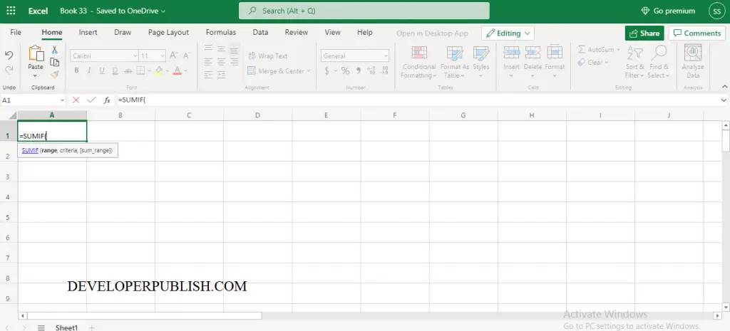 How to use SUMIF Function in Excel? 