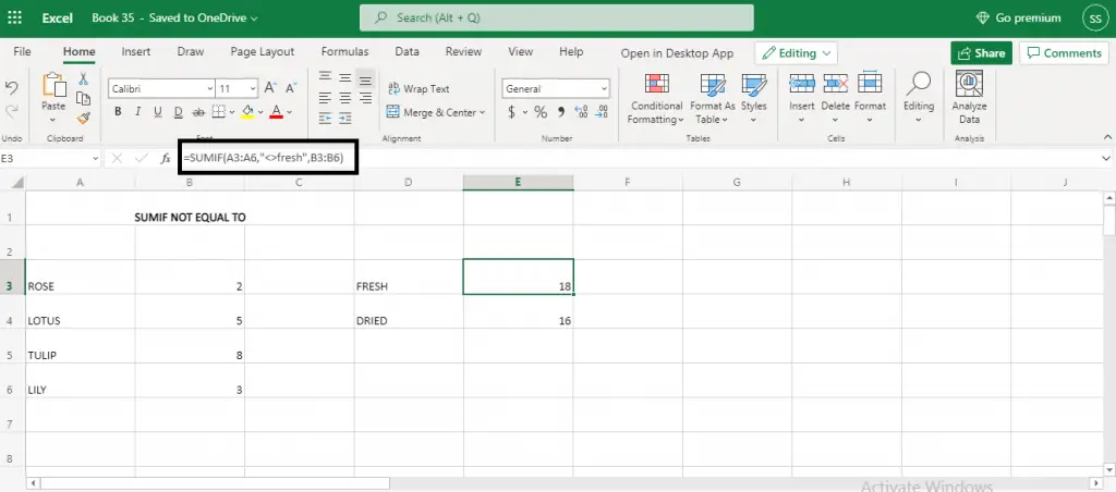 How to use SUMIF Function in Excel? 