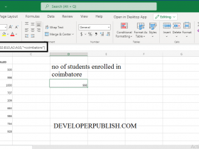 SUMIFS Function in Excel