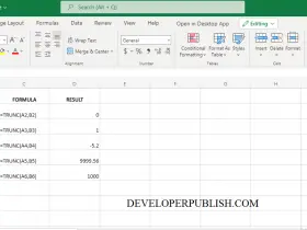 TRUNC Function in Excel