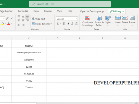 PROPER Function in excel