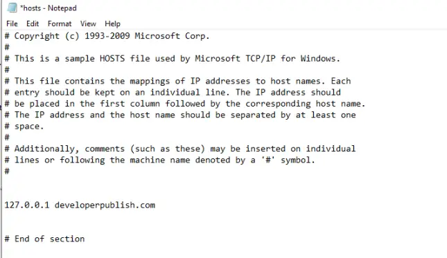windows 11 host file path