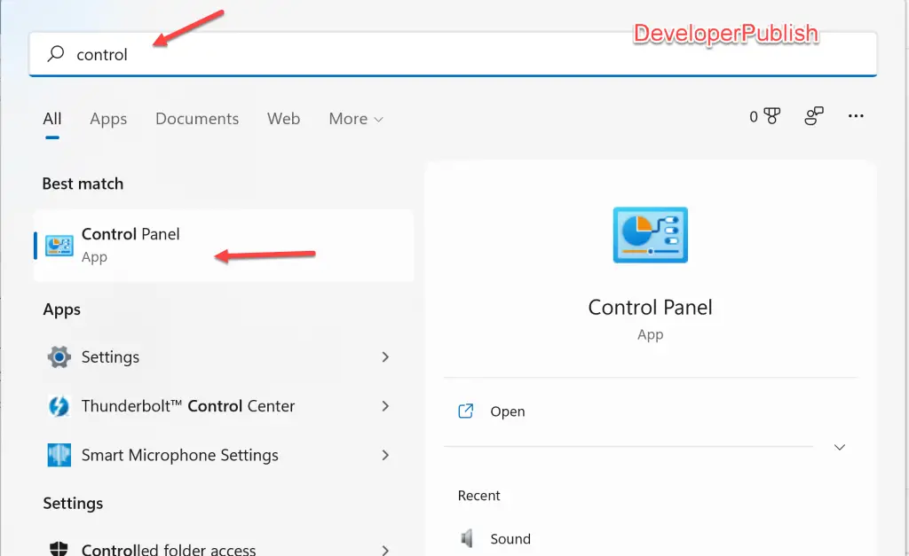 How to Open Control Panel in Windows 11?